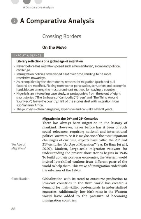 Produktbild: Klett Lekt&uuml;rehilfen Crossing Borders - Stories of Migration and Cultural Identity