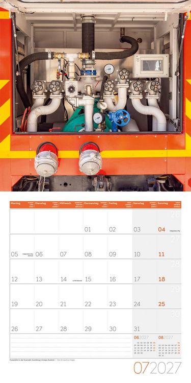 Produktbild: Feuerwehr Kalender 2027 - 30x30 - Art12