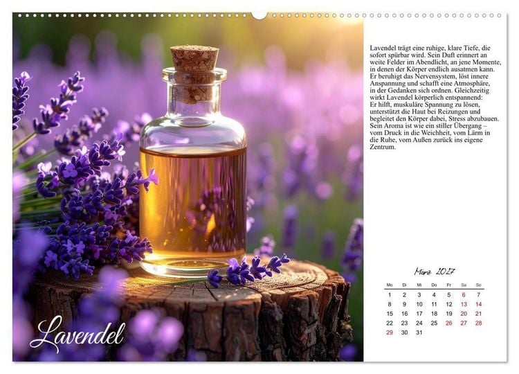 Produktbild: Heilsame Aroma&ouml;le (Wandkalender 2027 DIN A2 quer), CALVENDO Monatskalender
