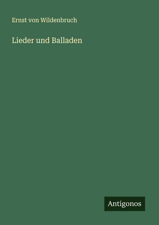 Produktbild: Lieder und Balladen