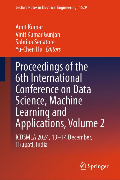 Produktbild: Proceedings of the 6th International Conference on Data Science, Machine Learning and Applications, Volume 2