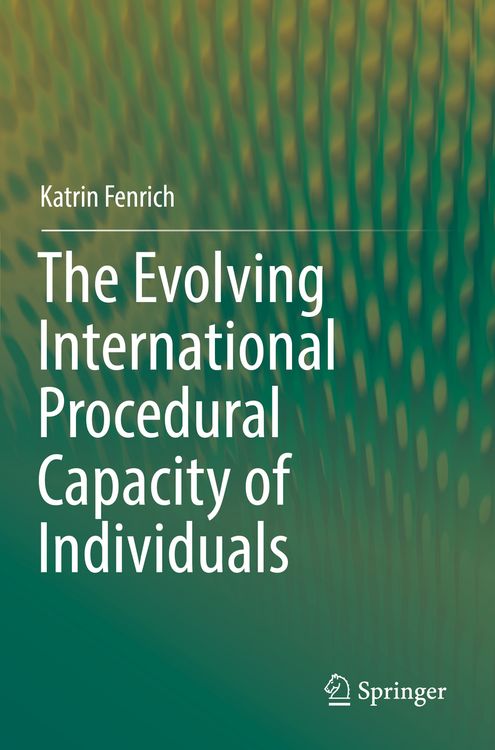 Produktbild: The Evolving International Procedural Capacity of Individuals