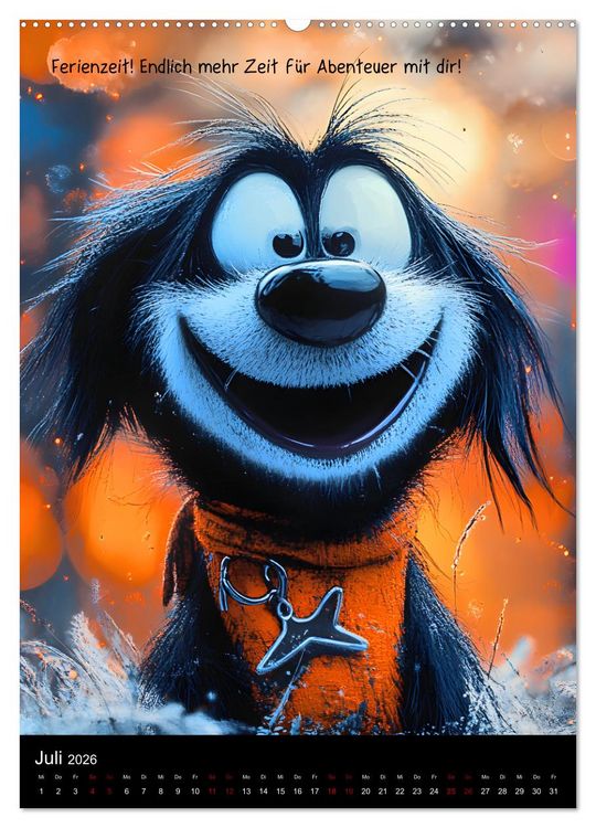 Produktbild: Good morning dog (hochwertiger Premium Wandkalender 2026 DIN A2 hoch), Kunstdruck in Hochglanz
