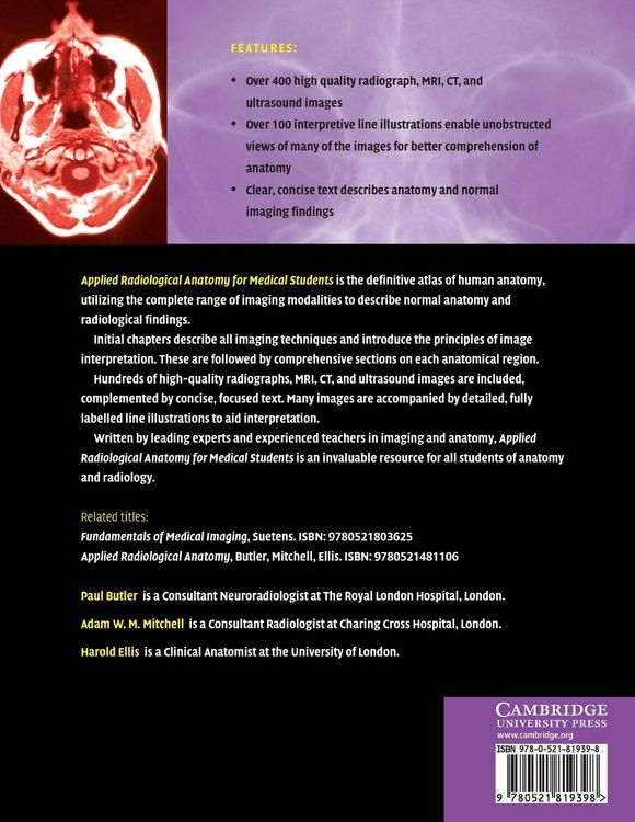 Produktbild: Applied Radiological Anatomy for Medical Students