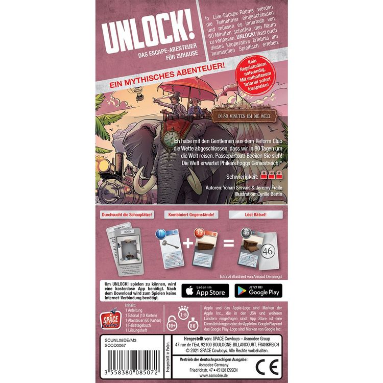 Produktbild: UNLOCK! IIN 80 MINUTEN UM DIE WELT (EINZELSZENARIO) (DE)