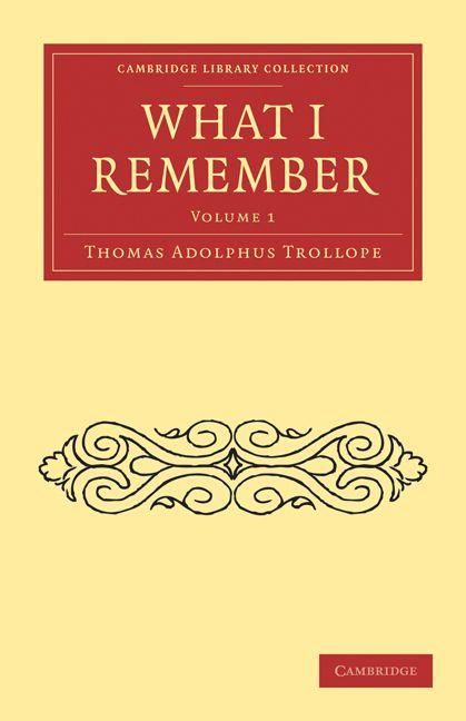 Produktbild: What I Remember - Volume 1