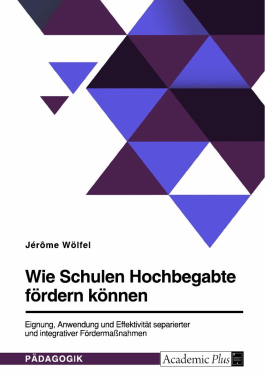 Produktbild: Wie Schulen Hochbegabte f&ouml;rdern k&ouml;nnen. Eignung, Anwendung und Effektivit&auml;t separierter und integrativer F&ouml;rderma&szlig;nahmen