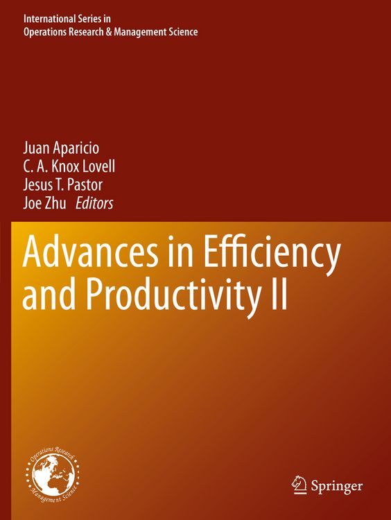 Produktbild: Advances in Efficiency and Productivity II