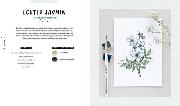 Produktbild: Watercolor &ndash; Florale Motive around the world: von heimisch bis exotisch