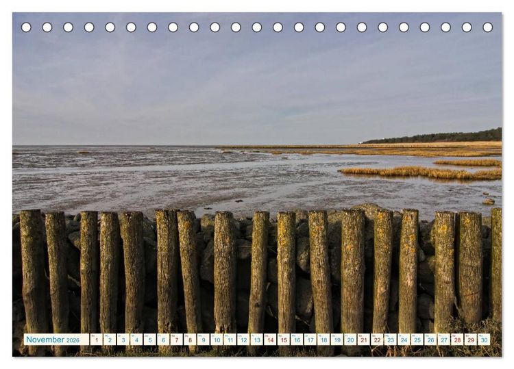 Produktbild: Cuxhaven, Landschaften zwischen K&uuml;ste und Heide (Tischkalender 2026 DIN A5 quer), CALVENDO Monatskalender