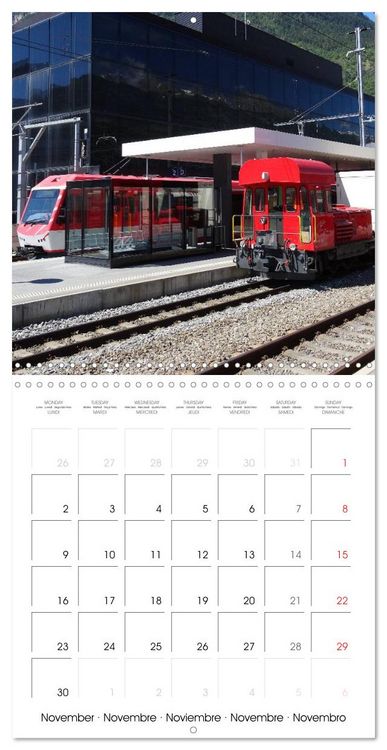 Produktbild: Swiss Trains (Wall Calendar 2026 12 &times; 12 Inch) CALVENDO 12 Month Wall Calendar