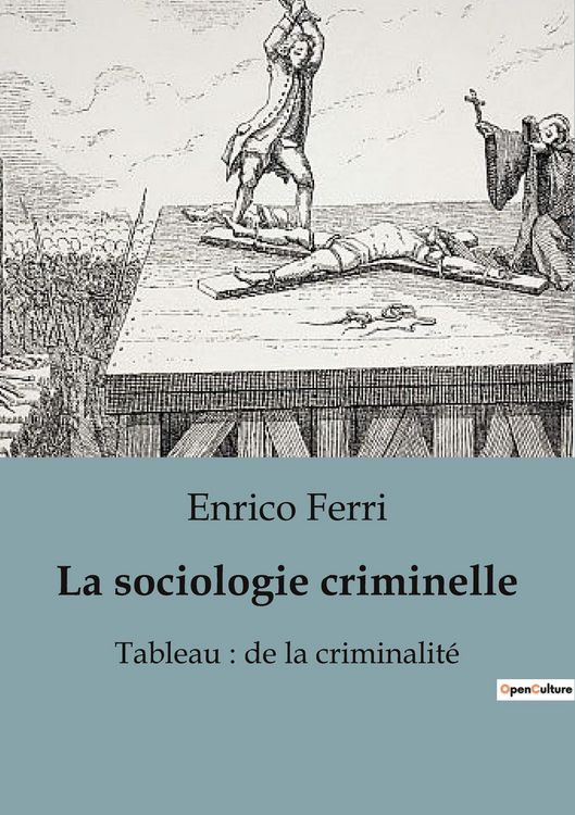 Produktbild: La sociologie criminelle