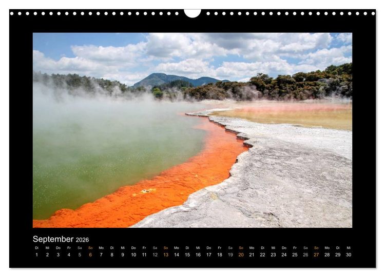 Produktbild: Neuseeland - Wunderwelt der Natur (Wandkalender 2026 DIN A3 quer), CALVENDO Monatskalender