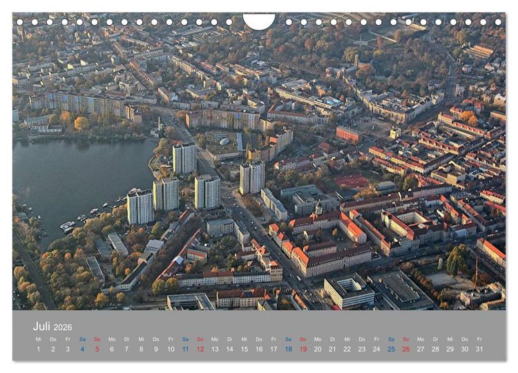 Produktbild: Potsdam von Oben (Wandkalender 2026 DIN A4 quer), CALVENDO Monatskalender