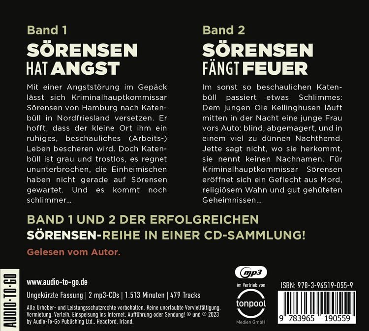 Produktbild: S&ouml;rensen hat Angst / S&ouml;rensen f&auml;ngt Feuer