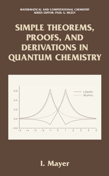 Produktbild: Simple Theorems, Proofs, and Derivations in Quantum Chemistry