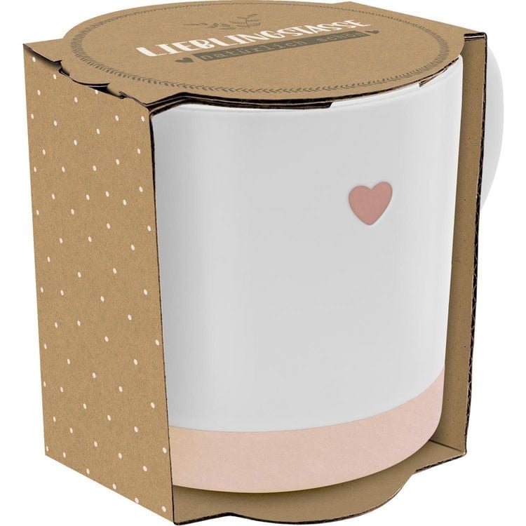 Produktbild: GRUSS & CO Tasse mit graviertem Herz
