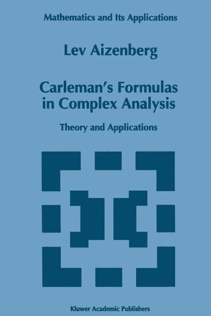 Produktbild: Carleman's Formulas in Complex Analysis
