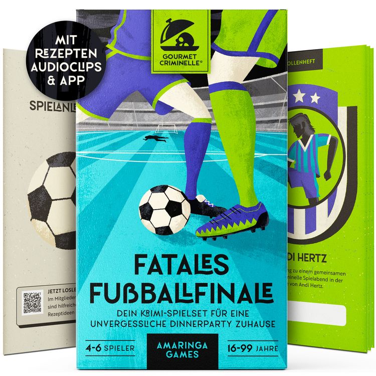 Produktbild: Gourmet Criminelle - Fatales Fu&szlig;ballfinale - Krimidinner