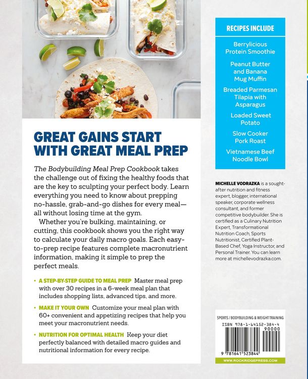 Produktbild: The Bodybuilding Meal Prep Cookbook