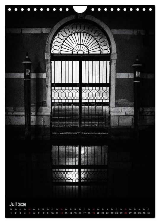 Produktbild: Venice Noir - Das etwas andere Venedig (Wandkalender 2026 DIN A4 hoch), CALVENDO Monatskalender
