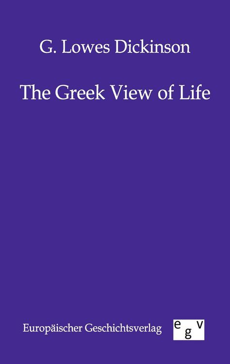 Produktbild: The Greek View of Life