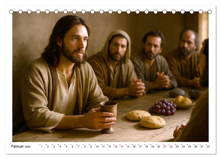 Produktbild: Mein Friede sei mit euch (Tischkalender 2026 DIN A5 quer), CALVENDO Monatskalender