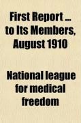 Produktbild: First Report to Its Members, August 1910