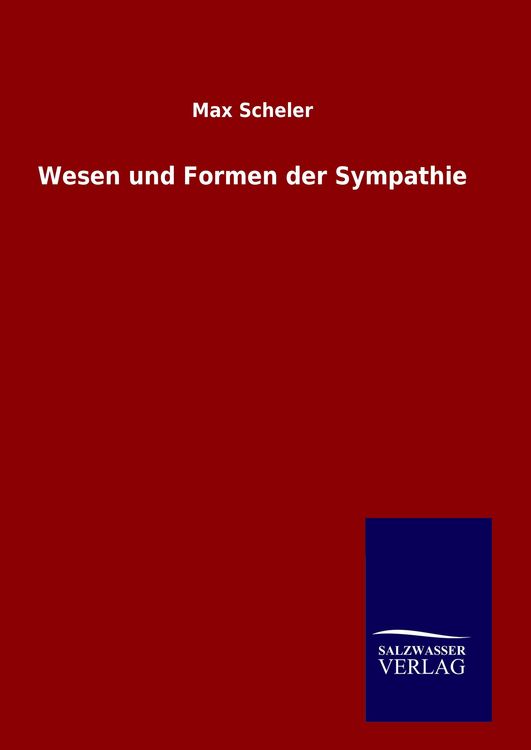 Produktbild: Wesen und Formen der Sympathie