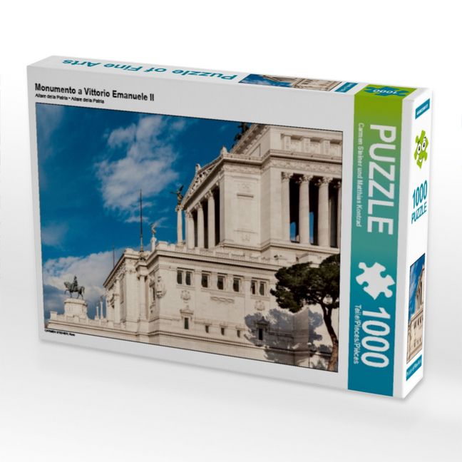 Produktbild: CALVENDO Puzzle Monumento a Vittorio Emanuele II | 1000 Teile Lege-Gr&ouml;&szlig;e 64x48cm Foto-Puzzle f&uuml;r gl&uuml;ckliche Stunden