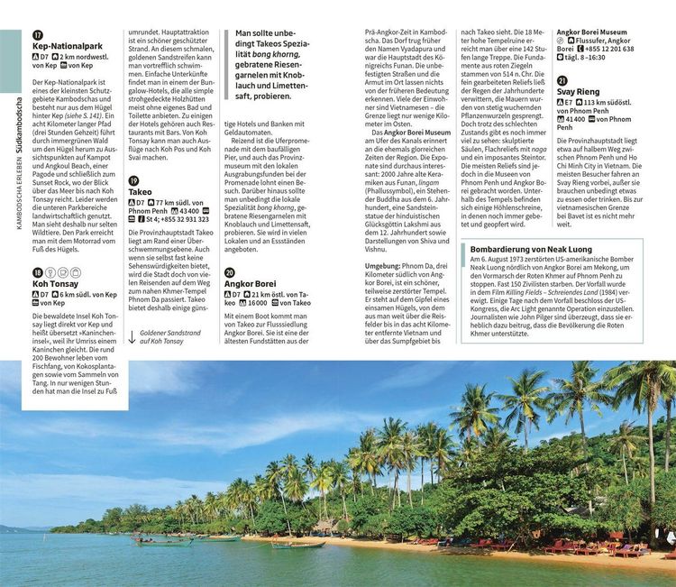 Produktbild: Vis-&agrave;-Vis Reisef&uuml;hrer Kambodscha & Laos