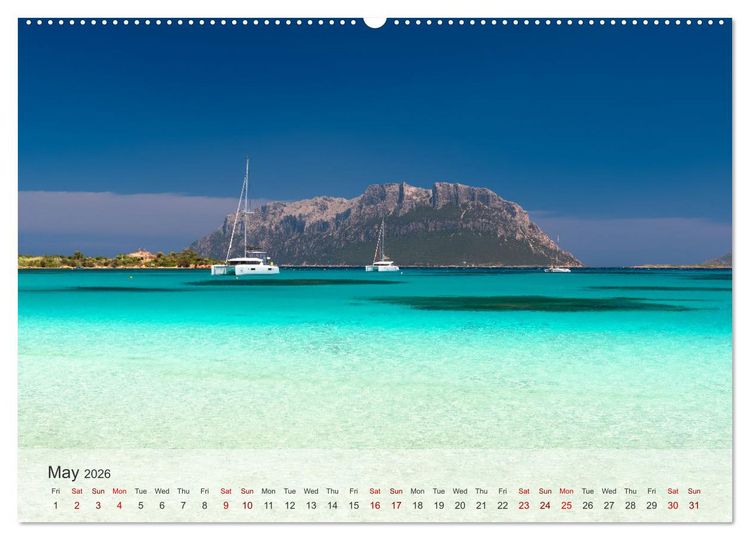 Produktbild: Wonderful Sardinia (Wall Calendar 2026 DIN A2 landscape), CALVENDO 12 Month Wall Calendar