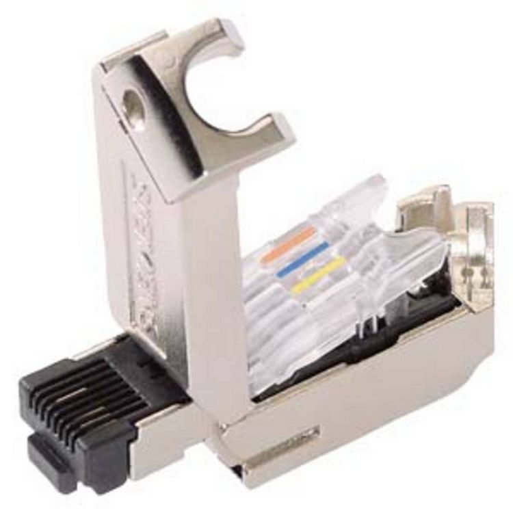 Produktbild: Siemens 6GK1901-1BB30-0AA0 IE FC RJ45 Plug 145 2x2, RJ45 Steckverbinder mit FC Anschlusst., 145 Grad, 1 St. 6GK19011BB300AA0 1 St.