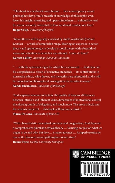 Produktbild: Of Moral Conduct