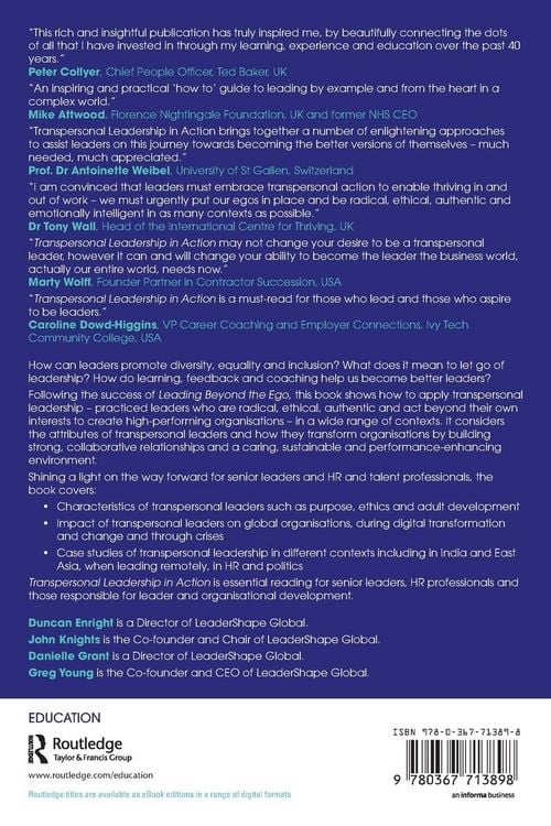 Produktbild: Transpersonal Leadership in Action