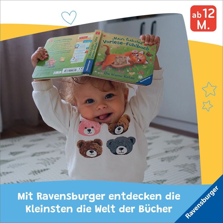 Produktbild: Mein liebstes Vorlese-F&uuml;hlbuch - Die kleine Katze