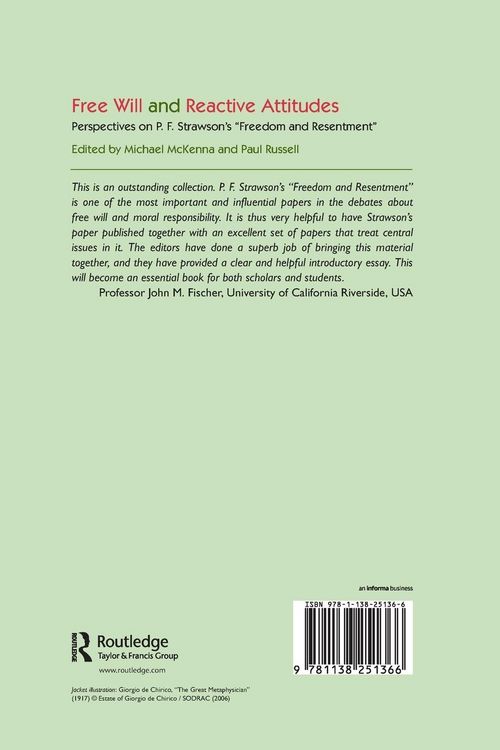 Produktbild: Free Will and Reactive Attitudes