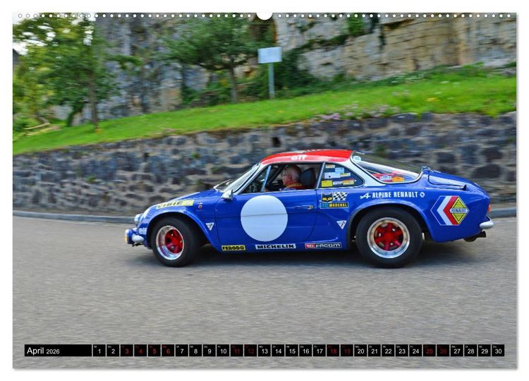 Produktbild: Renault Alpine A110 (hochwertiger Premium Wandkalender 2026 DIN A2 quer), Kunstdruck in Hochglanz