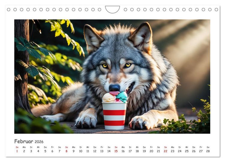 Produktbild: Mahlzeit... Wie wir Sie selten sehen! (Wandkalender 2026 DIN A4 quer), CALVENDO Monatskalender