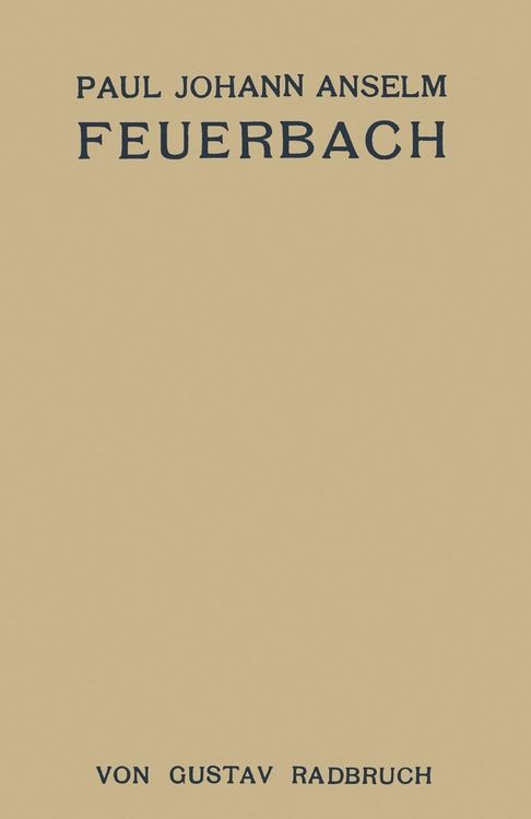Produktbild: Paul Johann Anselm Feuerbach