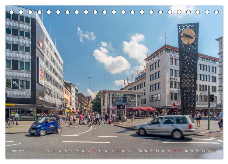 Produktbild: Bielefeld - Die freundliche Stadt am Teutoburger Wald (Tischkalender 2026 DIN A5 quer), CALVENDO Monatskalender