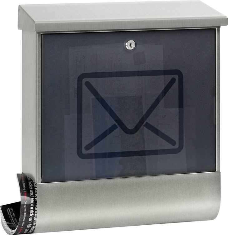 Produktbild: Burg W&auml;chter 65300 Lucenta 2700 Ni Briefkasten Edelstahl Edelstahl Schl&uuml;sselschloss