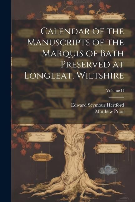 Produktbild: Calendar of the Manuscripts of the Marquis of Bath Preserved at Longleat, Wiltshire; Volume II