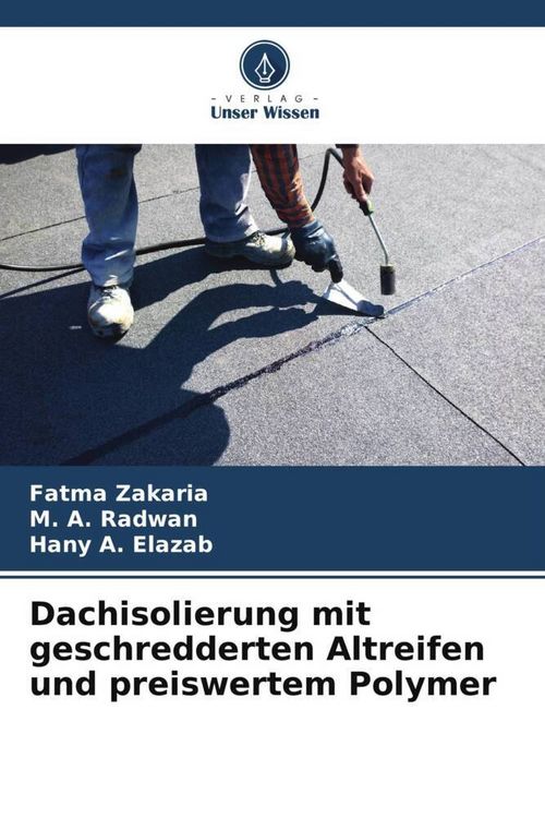 Produktbild: Dachisolierung mit geschredderten Altreifen und preiswertem Polymer