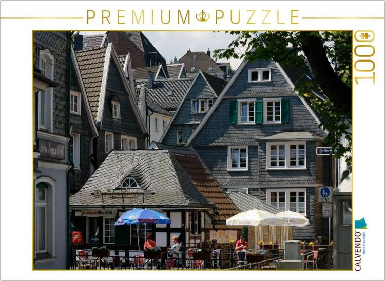 Produktbild: CALVENDO Puzzle Hellerstra&szlig;e | 1000 Teile Lege-Gr&ouml;&szlig;e 64x48cm Foto-Puzzle f&uuml;r gl&uuml;ckliche Stunden