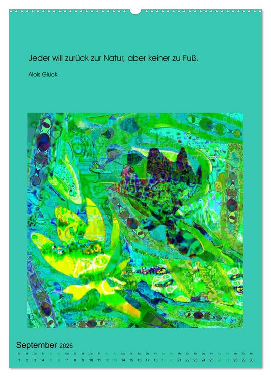 Produktbild: NaturVisionen (Wandkalender 2026 DIN A2 hoch), CALVENDO Monatskalender