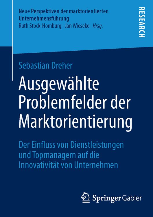 Produktbild: Ausgew&auml;hlte Problemfelder der Marktorientierung