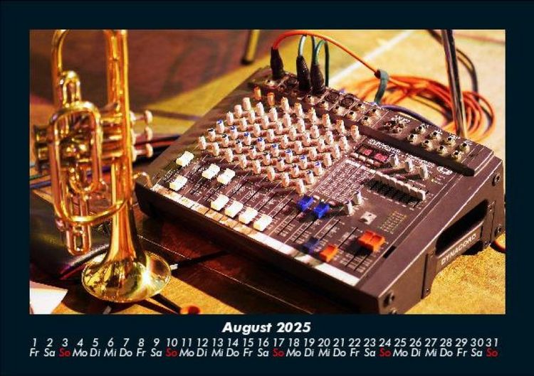 Produktbild: Musik 2025 Fotokalender DIN A5