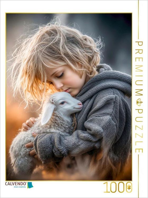 Produktbild: CALVENDO Puzzle Liebe zeigen und Liebe geben - Gibt es etwas Sch&ouml;neres | 1000 Teile Lege-Gr&ouml;&szlig;e 64x48cm Foto-Puzzle f&uuml;r gl&uuml;ckliche Stunden