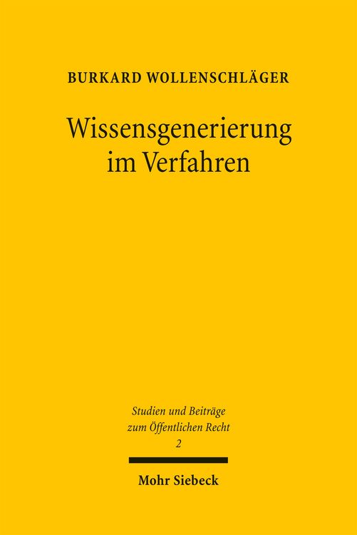 Produktbild: Wissensgenerierung im Verfahren